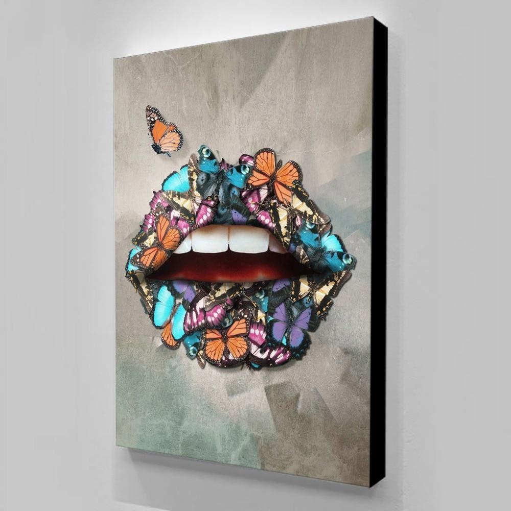 CANVAS - Butterfly Lips