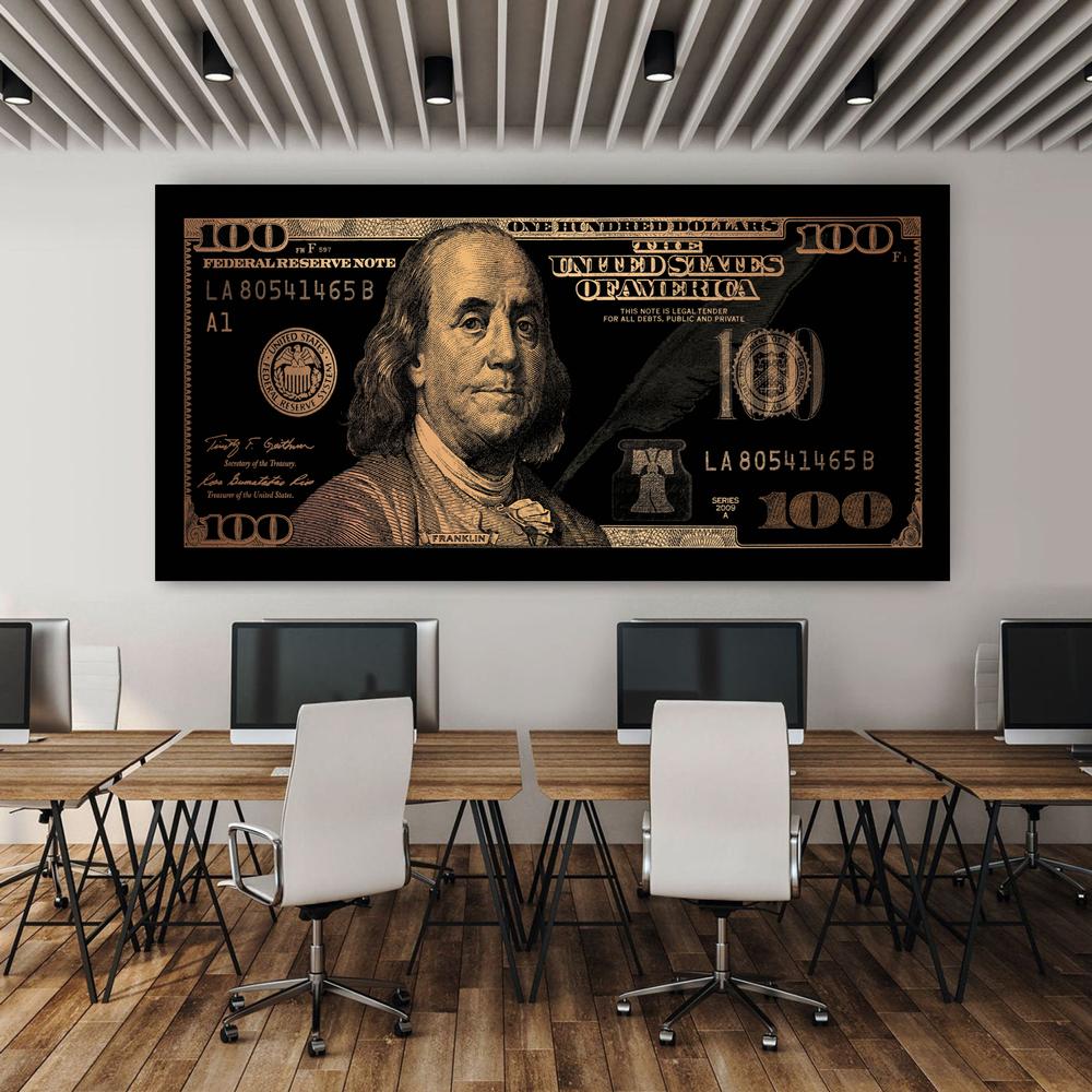 CANVAS - 100 Dollar $