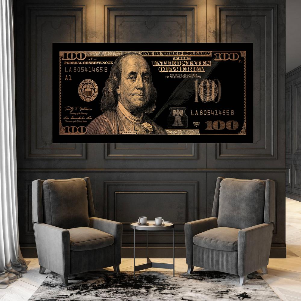 CANVAS - 100 Dollar $
