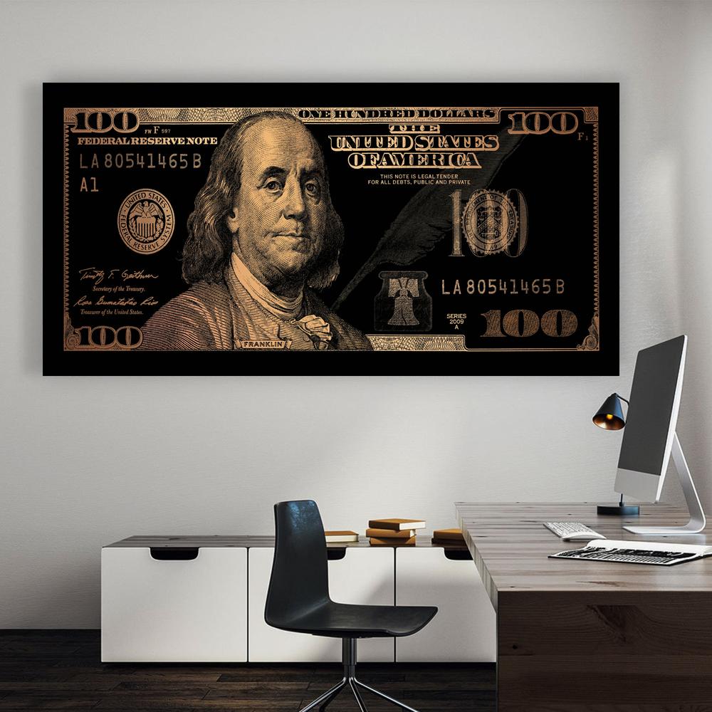 CANVAS - 100 Dollar $
