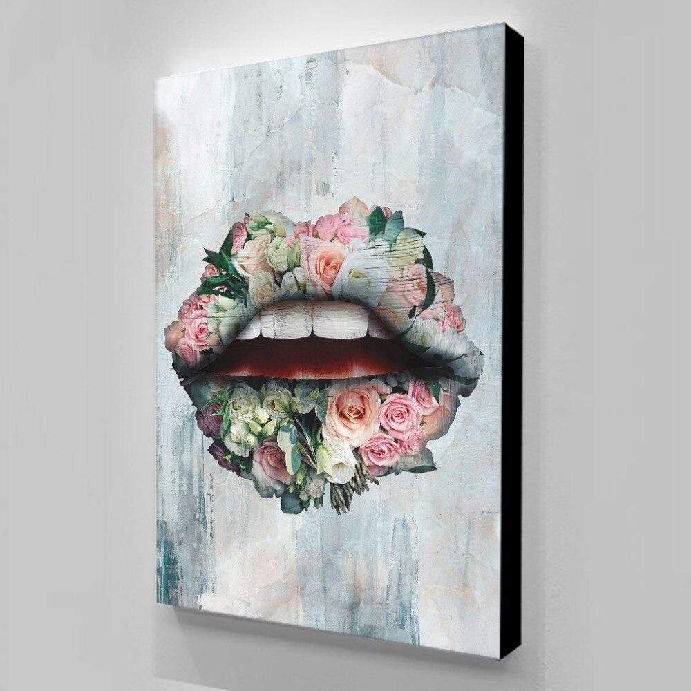 CANVAS - Flower Lips