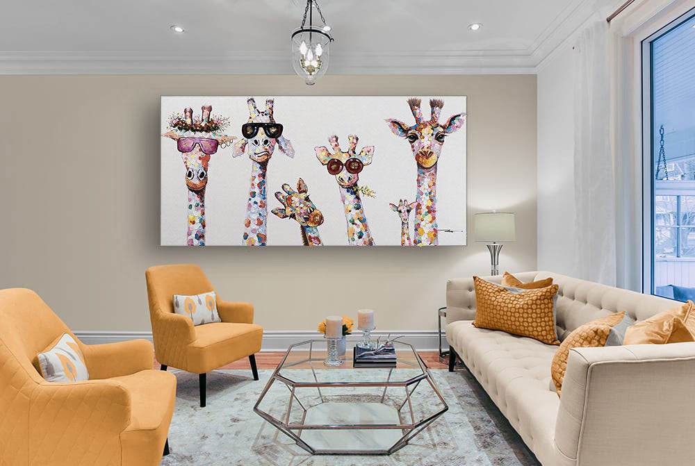 CANVAS - POP Giraffes