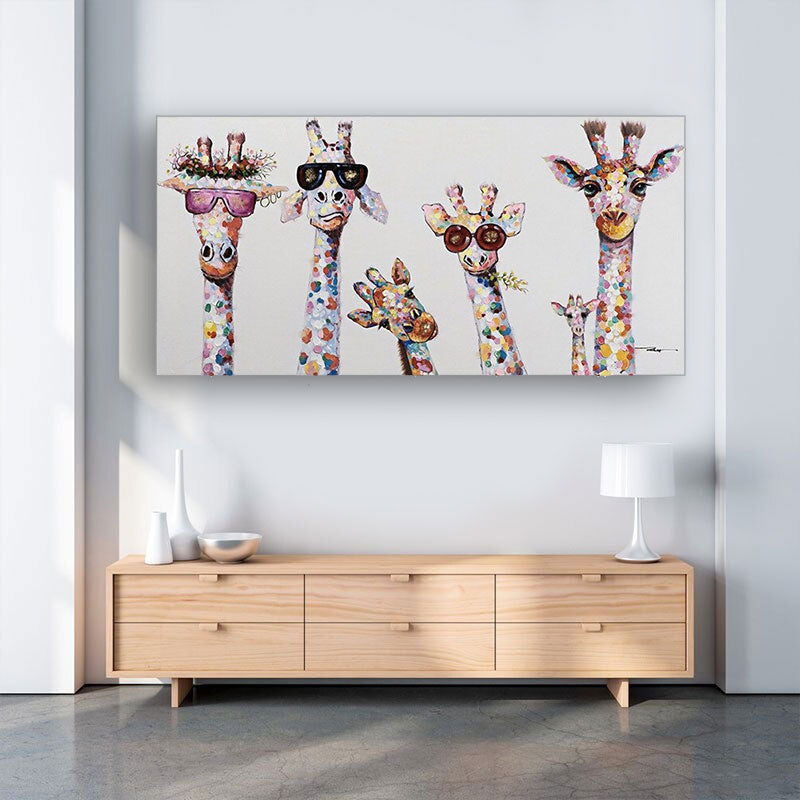 CANVAS - POP Giraffes