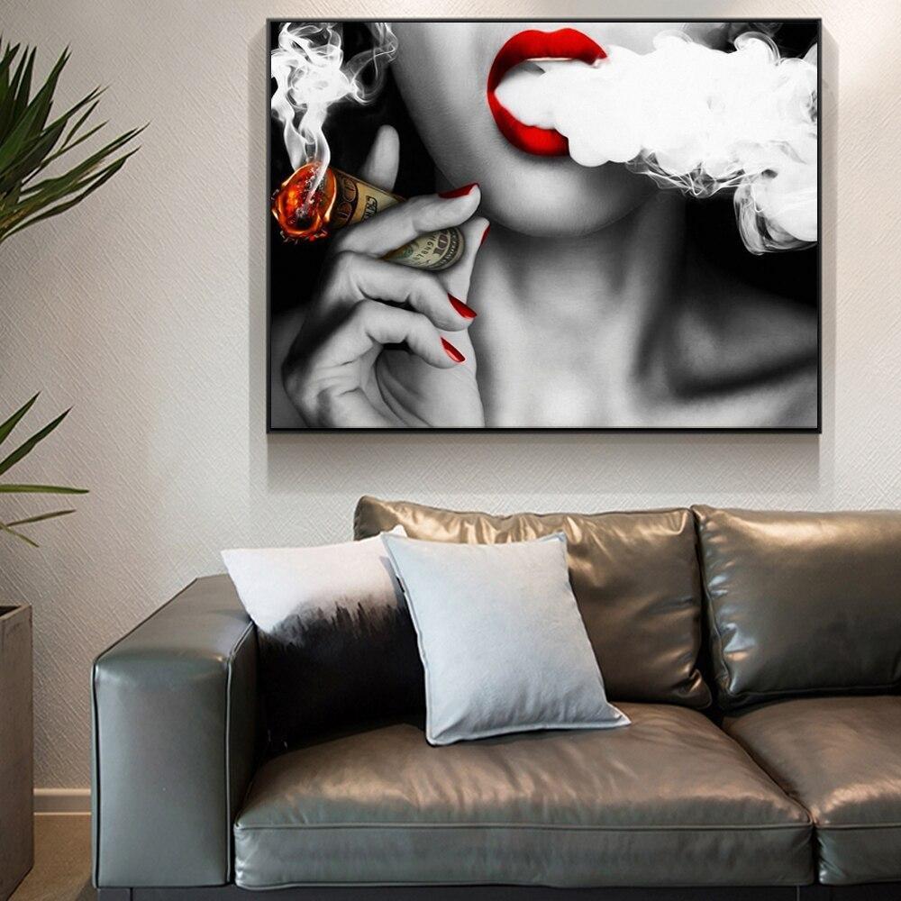 CANVAS - Smoking Girl - Wild & Free