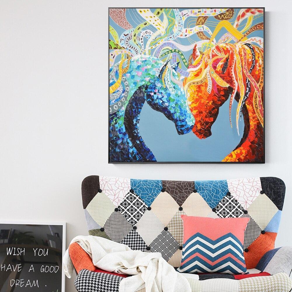 CANVAS - Fire & Ice Horses