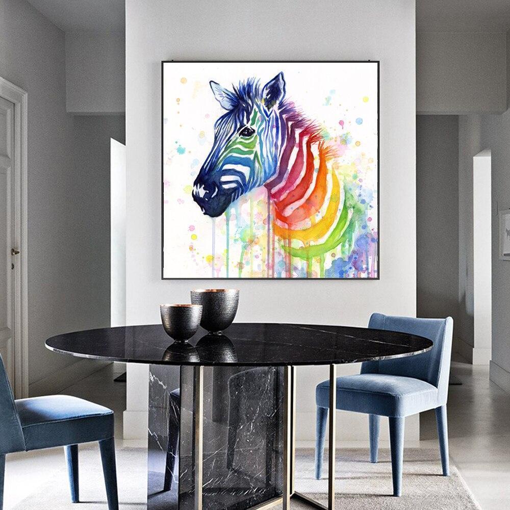 CANVAS - The Colorful Zebra