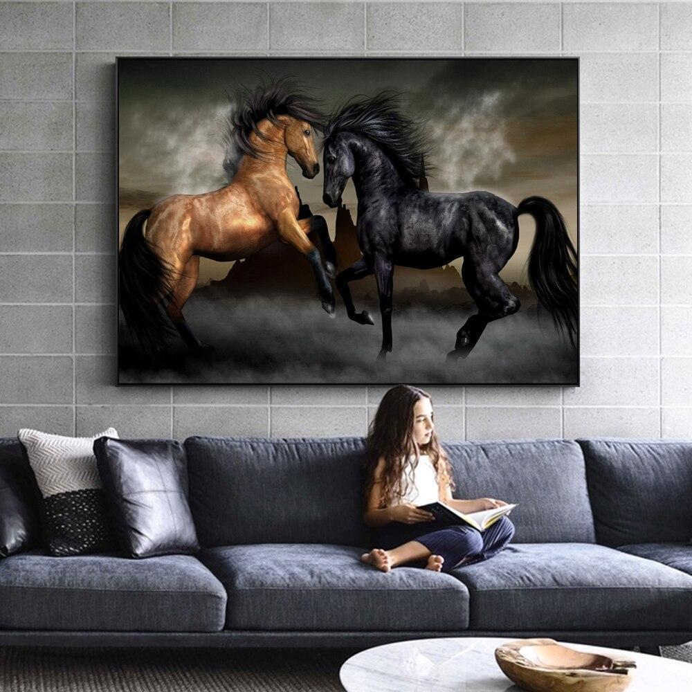 CANVAS - Horses Battle