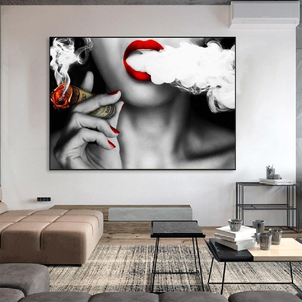 CANVAS - Smoking Girl - Wild & Free