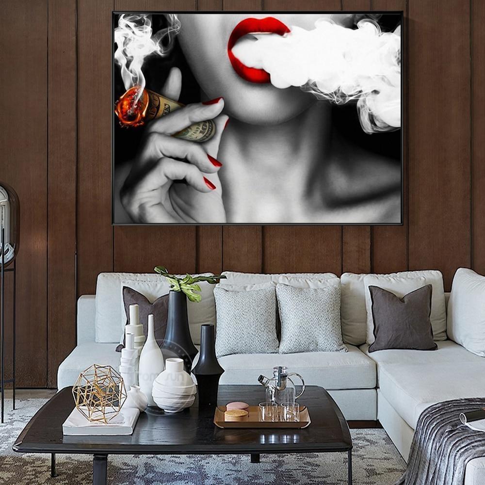 CANVAS - Smoking Girl - Wild & Free
