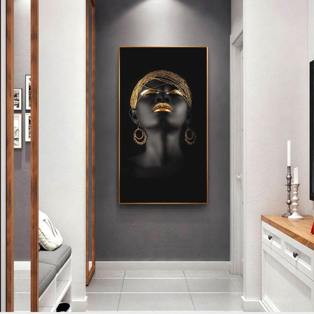 CANVAS - Black Gold Woman