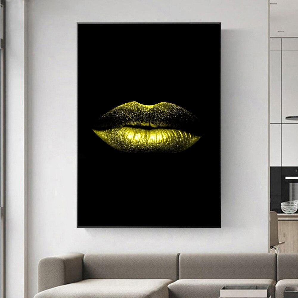 CANVAS - Golden Lips