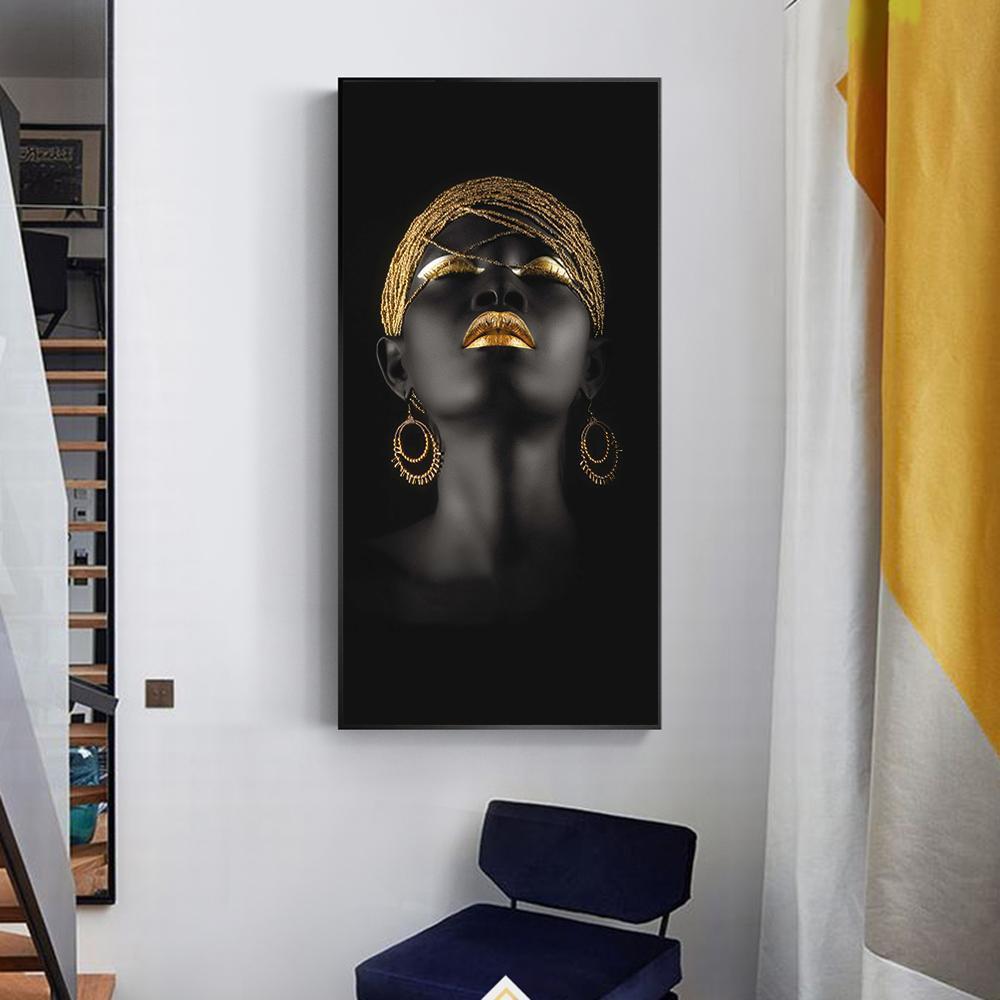 CANVAS - Black Gold Woman