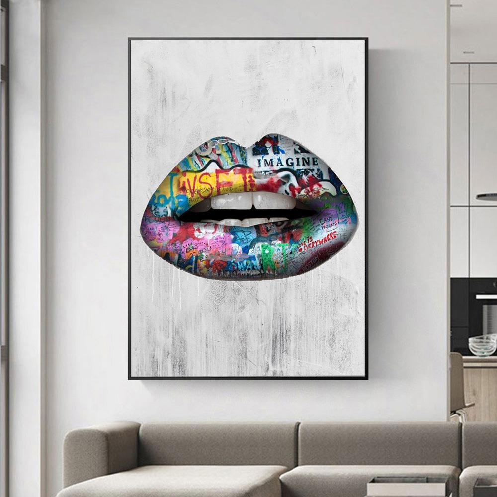 CANVAS - Street Art Lips