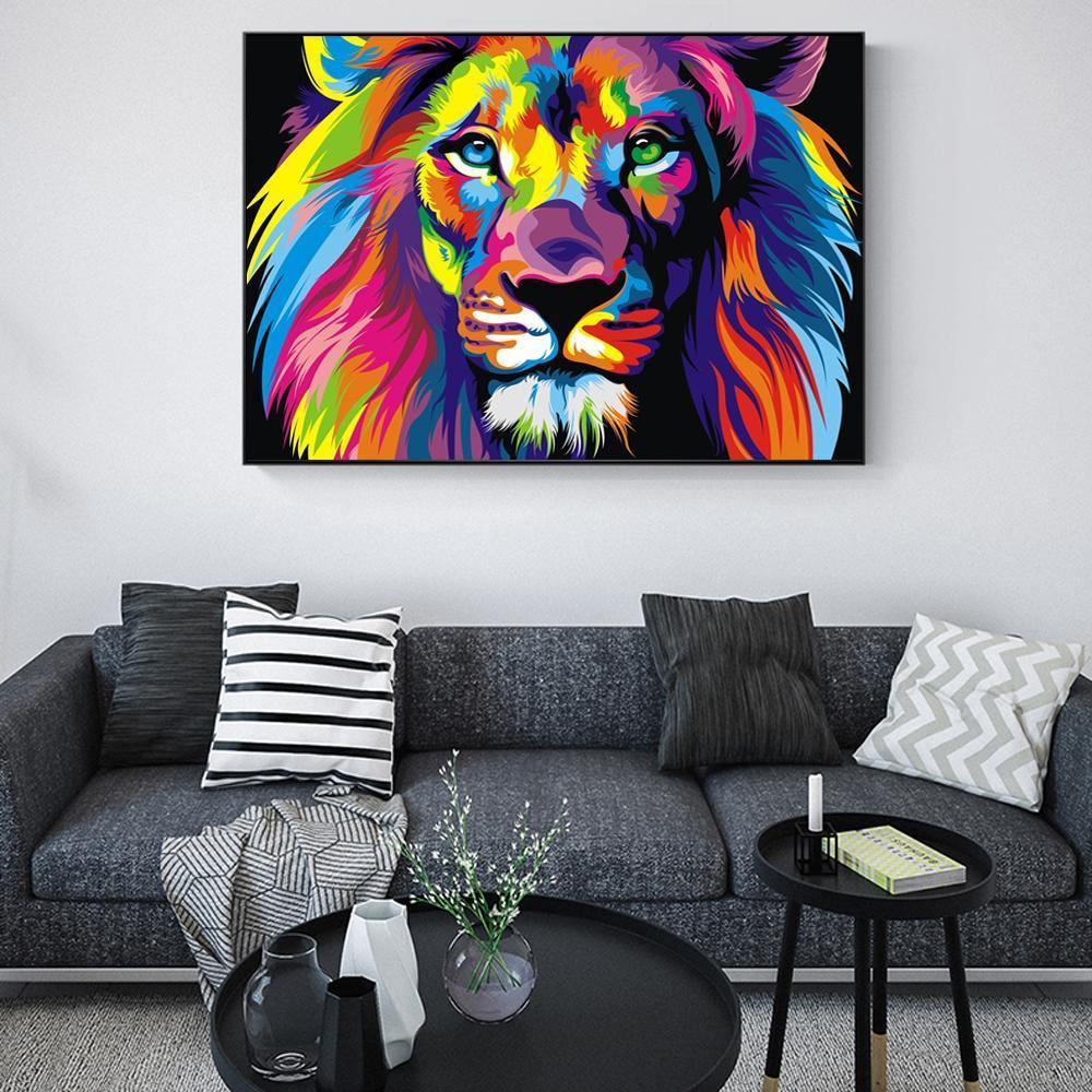 CANVAS - The Colorful Lion