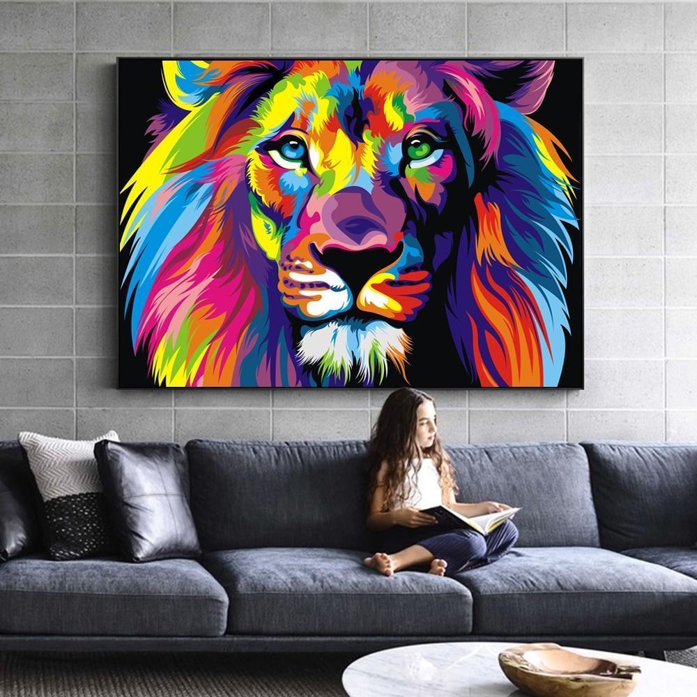 CANVAS - The Colorful Lion