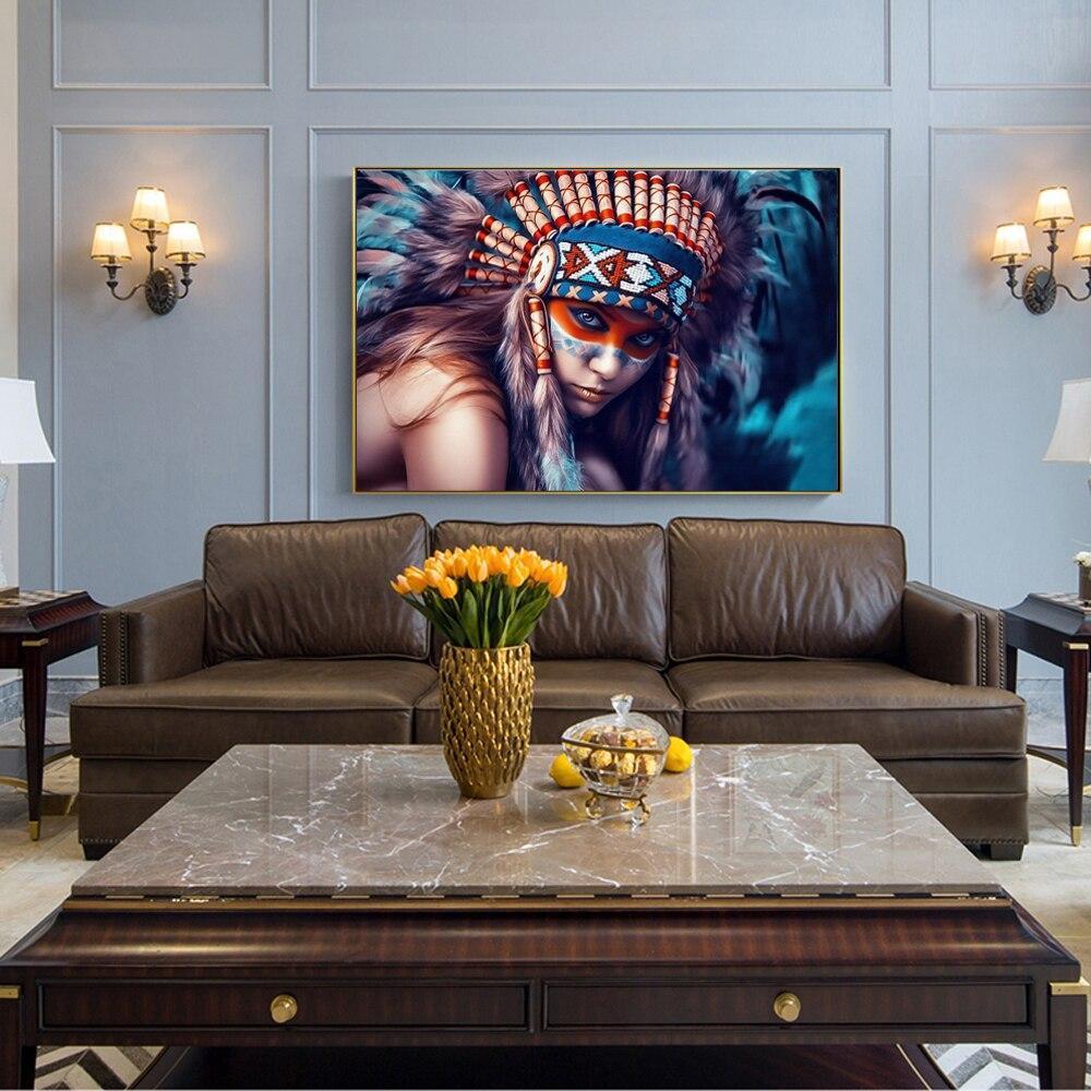 CANVAS - Native American Girl