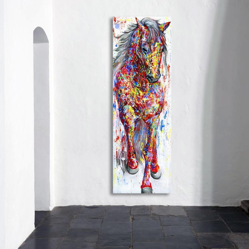 CANVAS - Colored Horse