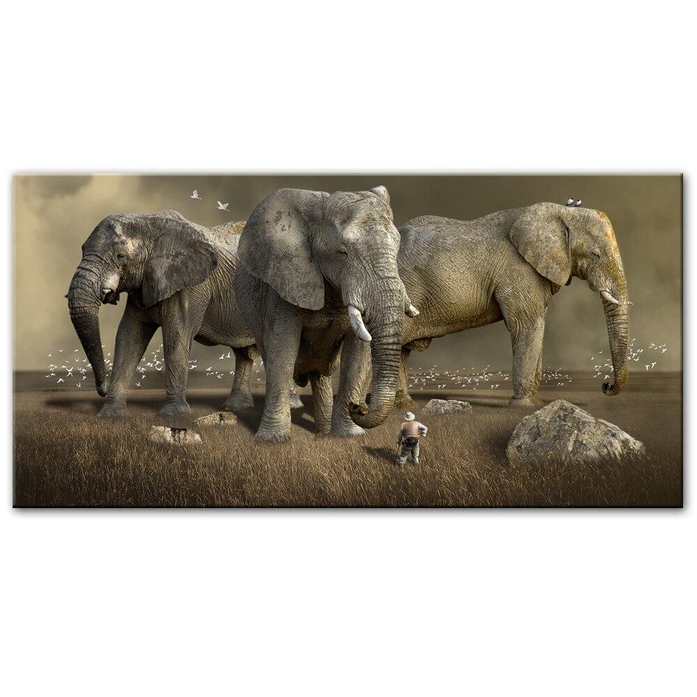 CANVAS - African Elephant
