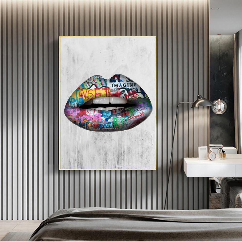 CANVAS - Street Art Lips