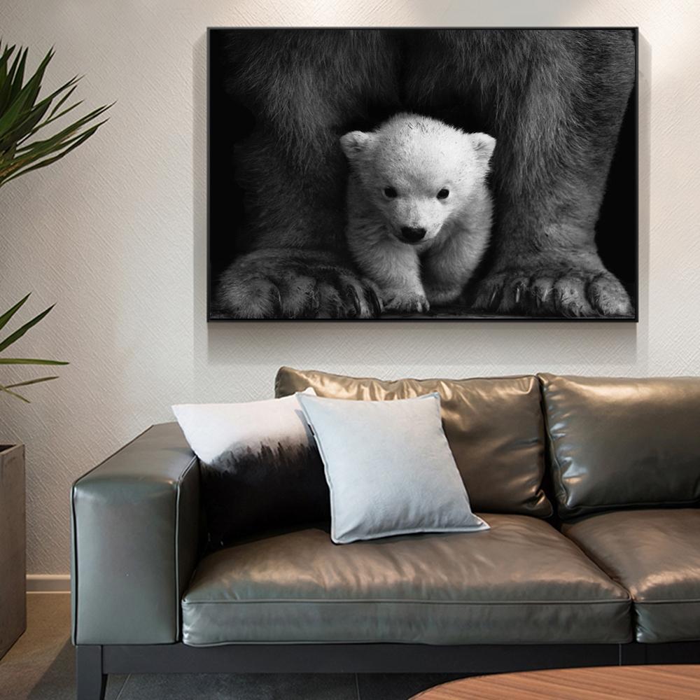 CANVAS - White Bear Cub