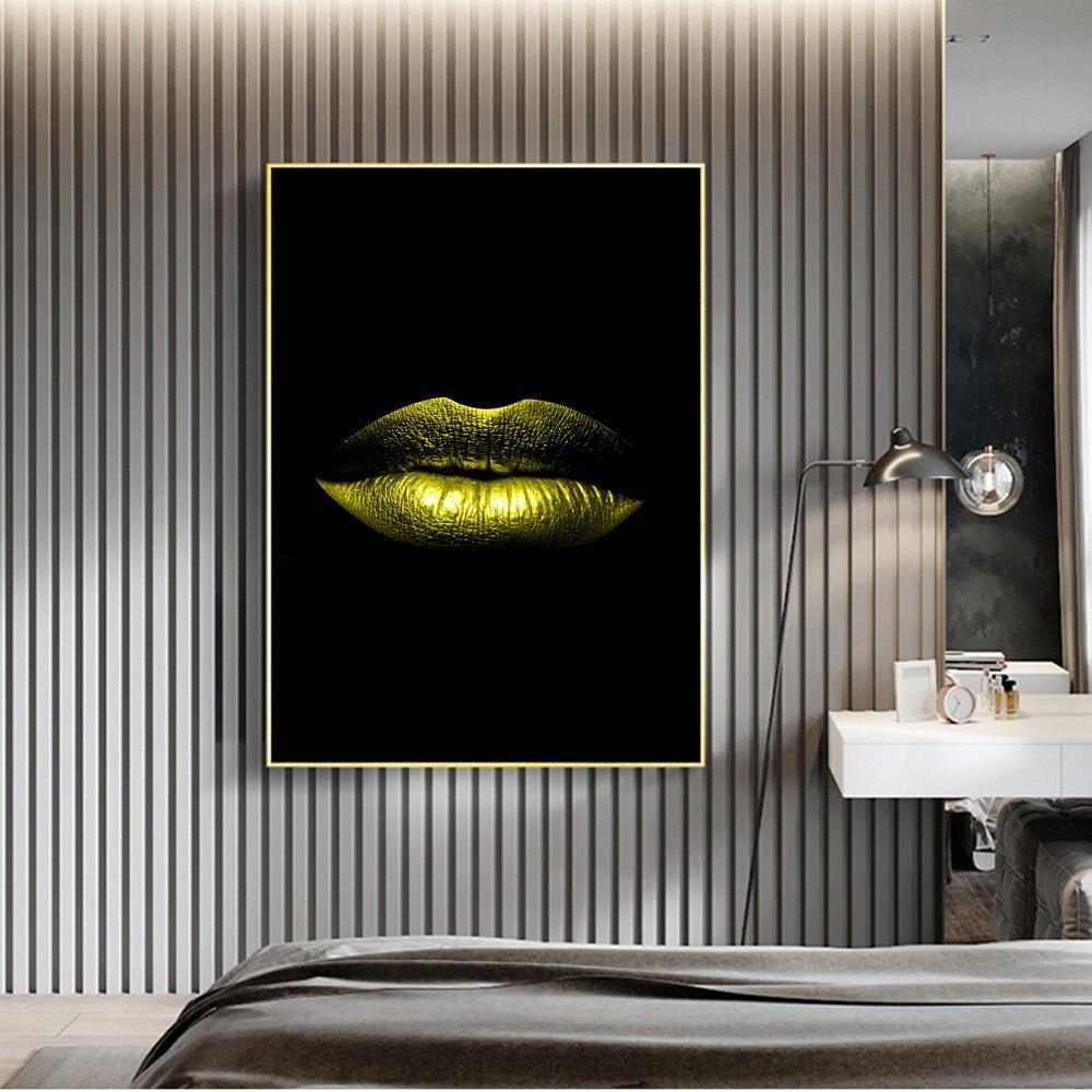 CANVAS - Golden Lips