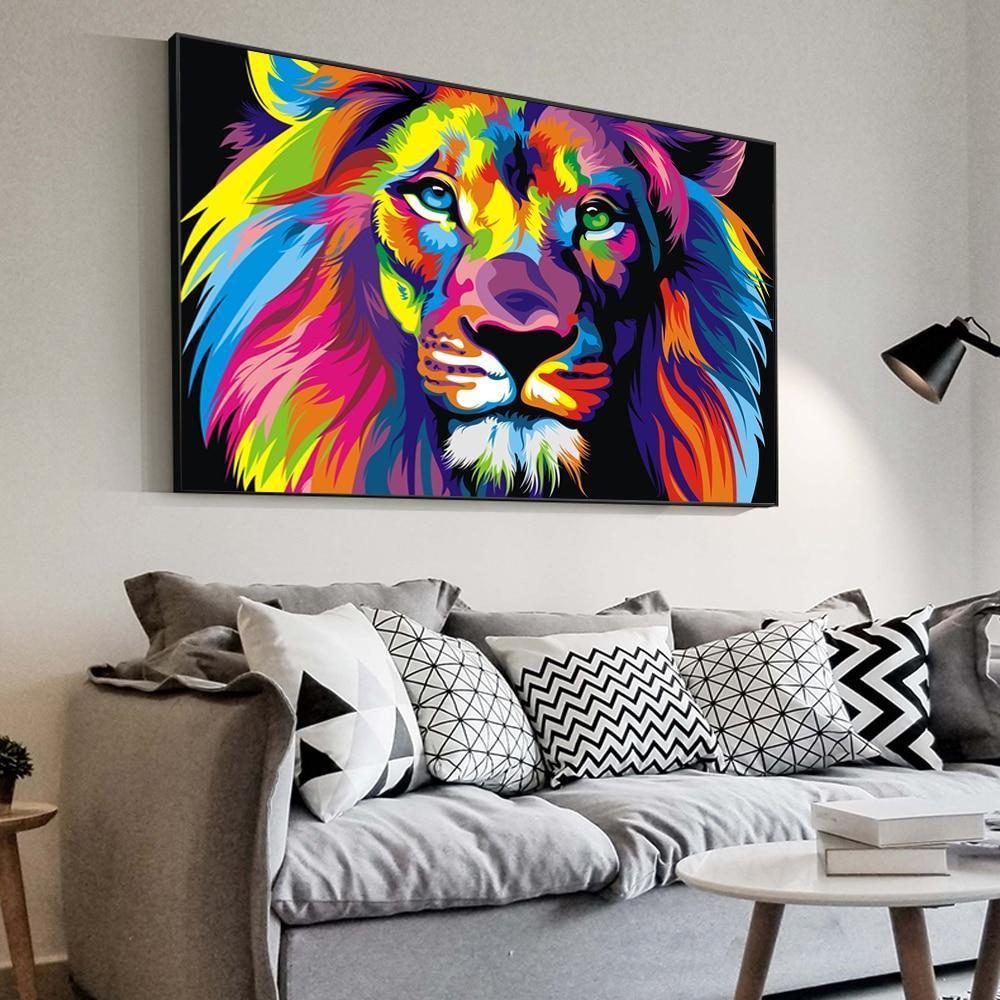 CANVAS - The Colorful Lion