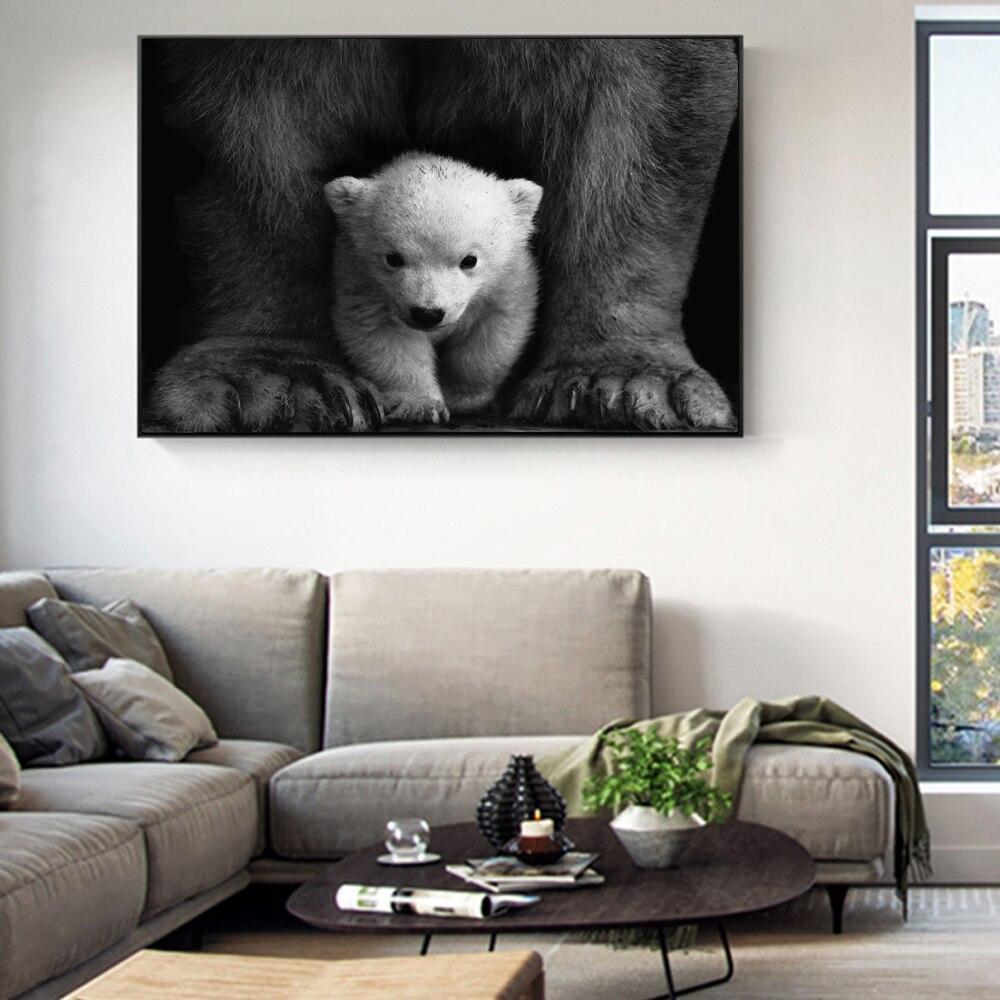 CANVAS - White Bear Cub