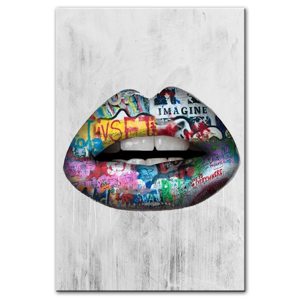 CANVAS - Street Art Lips