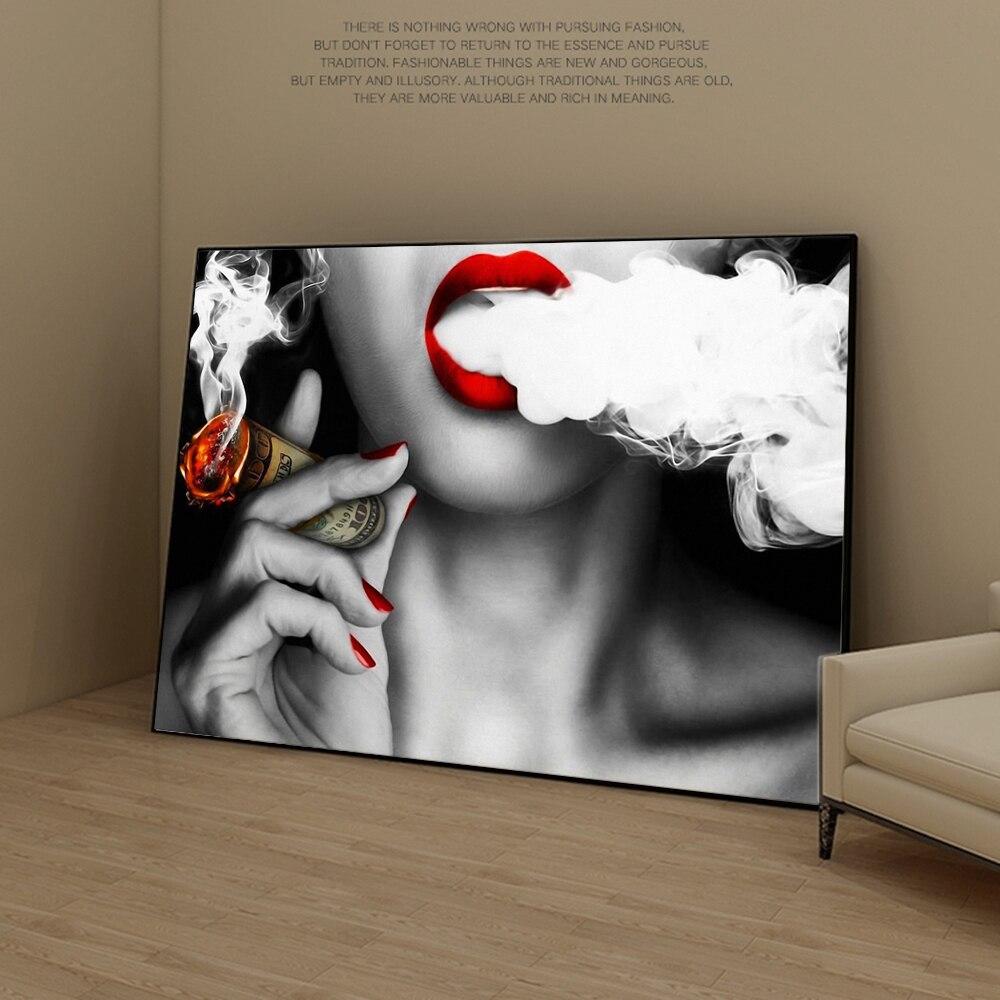 CANVAS - Smoking Girl - Wild & Free