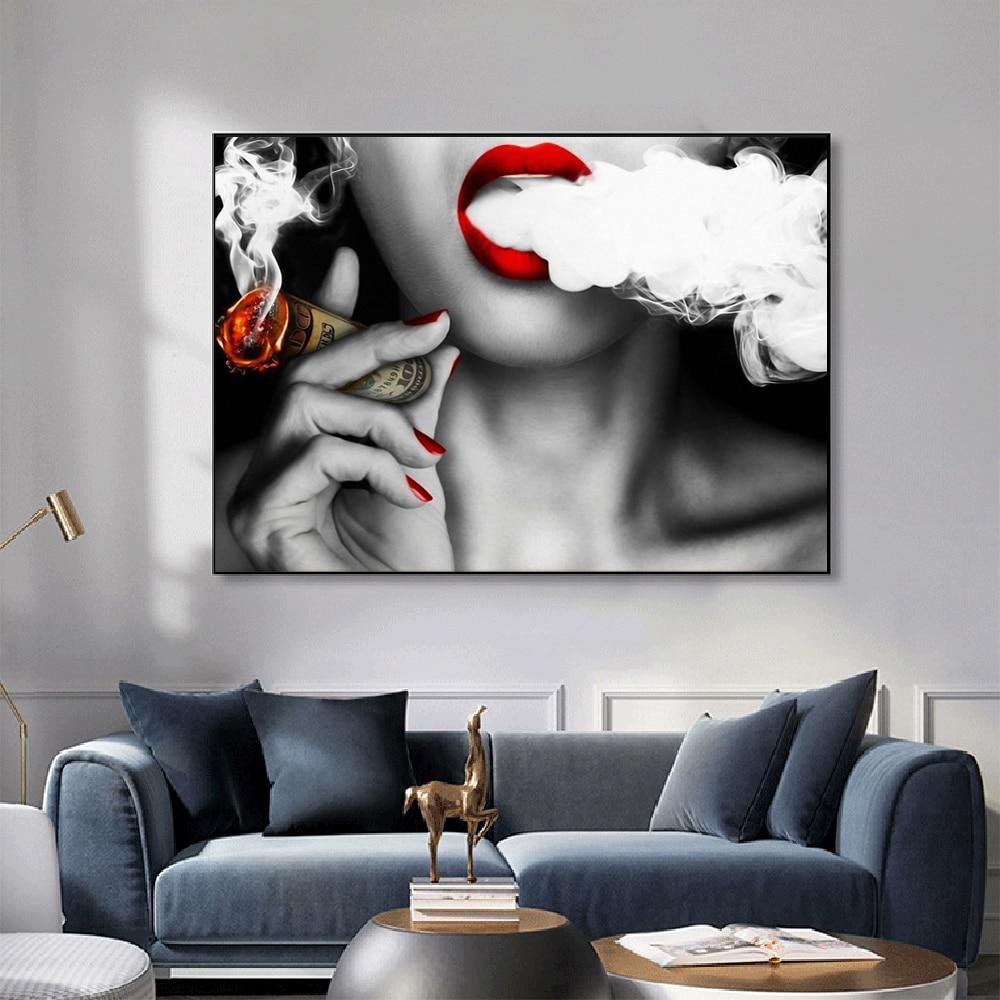CANVAS - Smoking Girl - Wild & Free