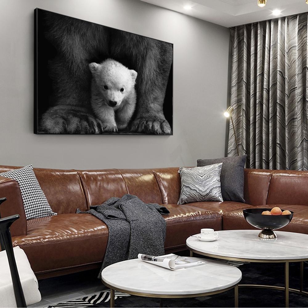 CANVAS - White Bear Cub