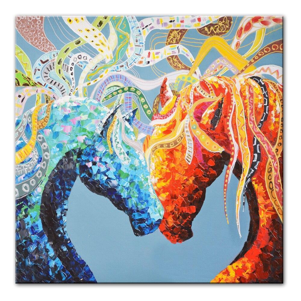 CANVAS - Fire & Ice Horses