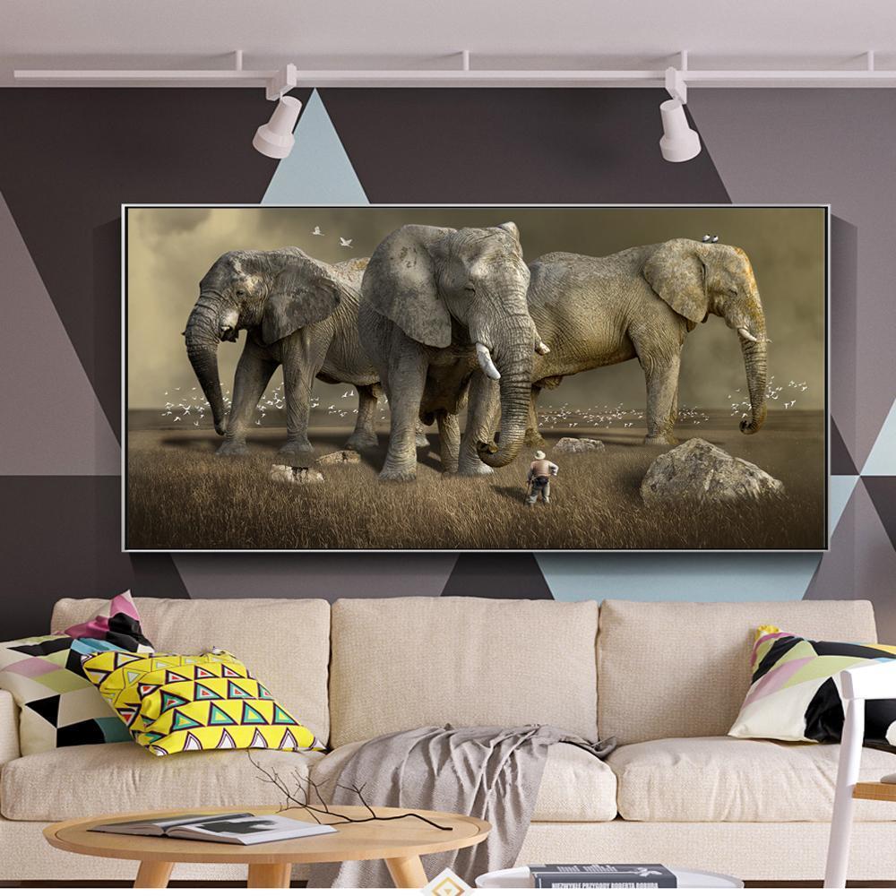 CANVAS - African Elephant