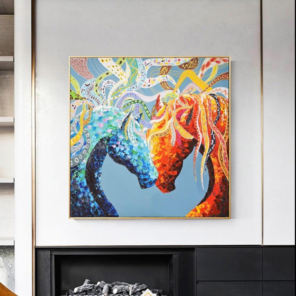 CANVAS - Fire & Ice Horses