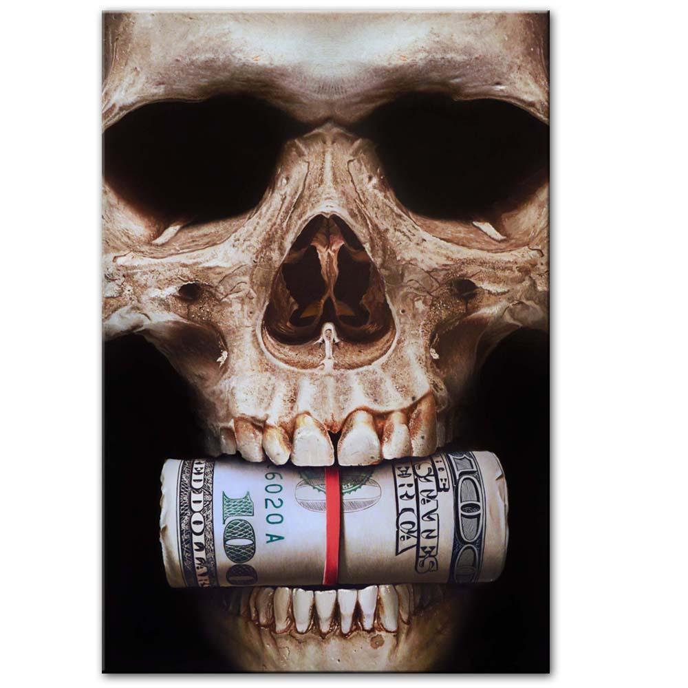 CANVAS - Skull - Money Talk