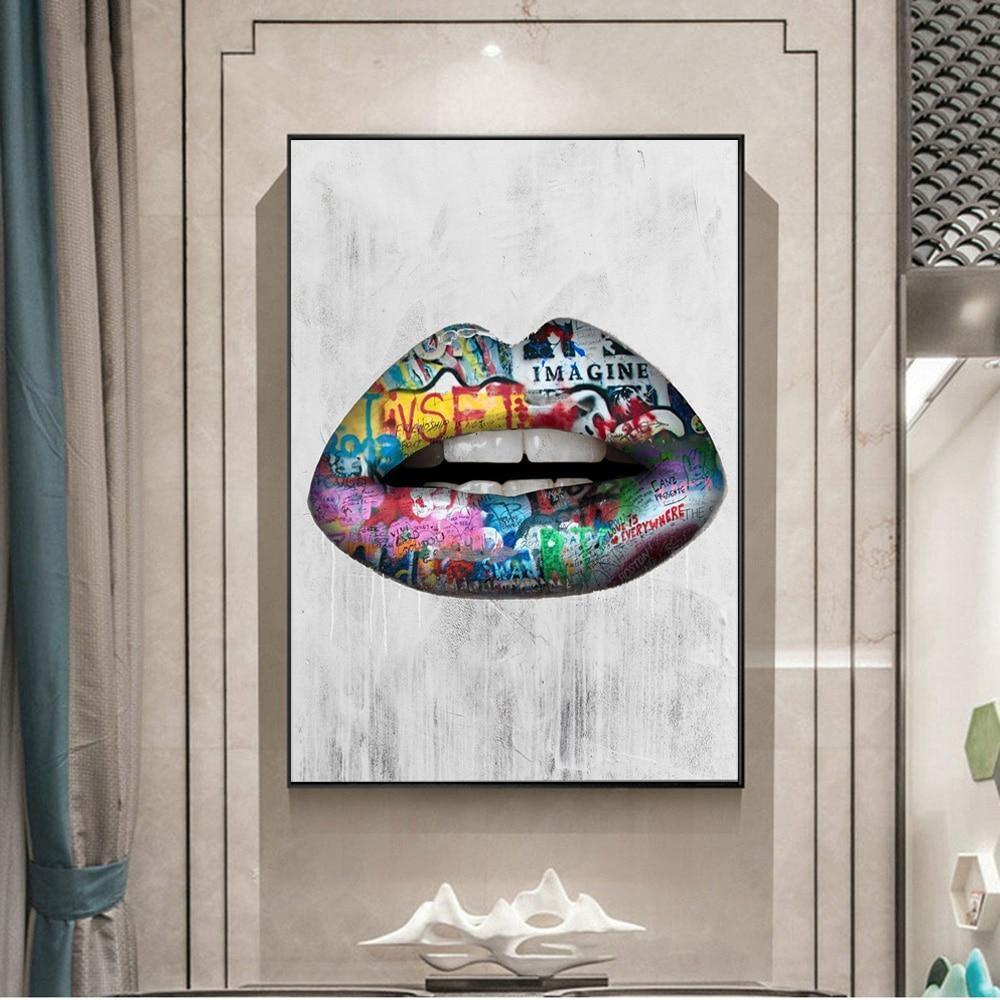 CANVAS - Street Art Lips
