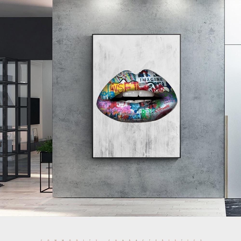 CANVAS - Street Art Lips