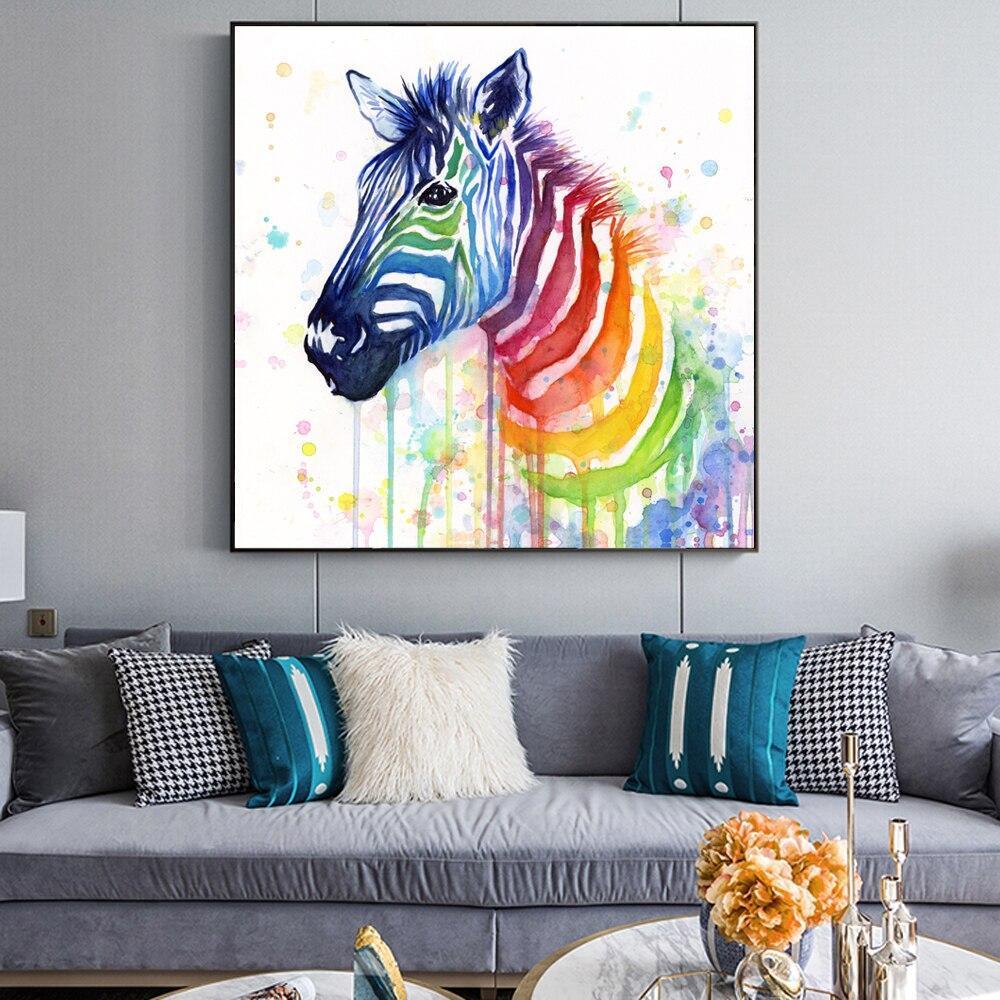 CANVAS - The Colorful Zebra