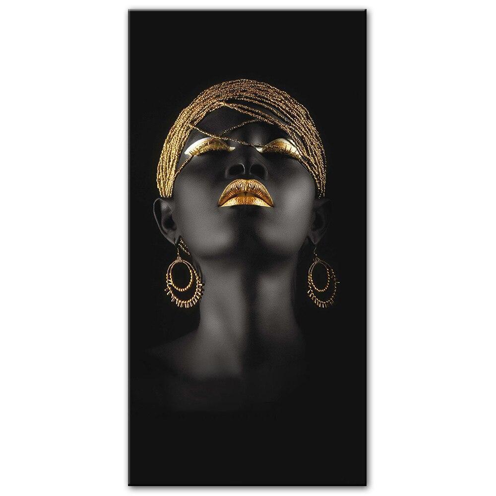 CANVAS - Black Gold Woman