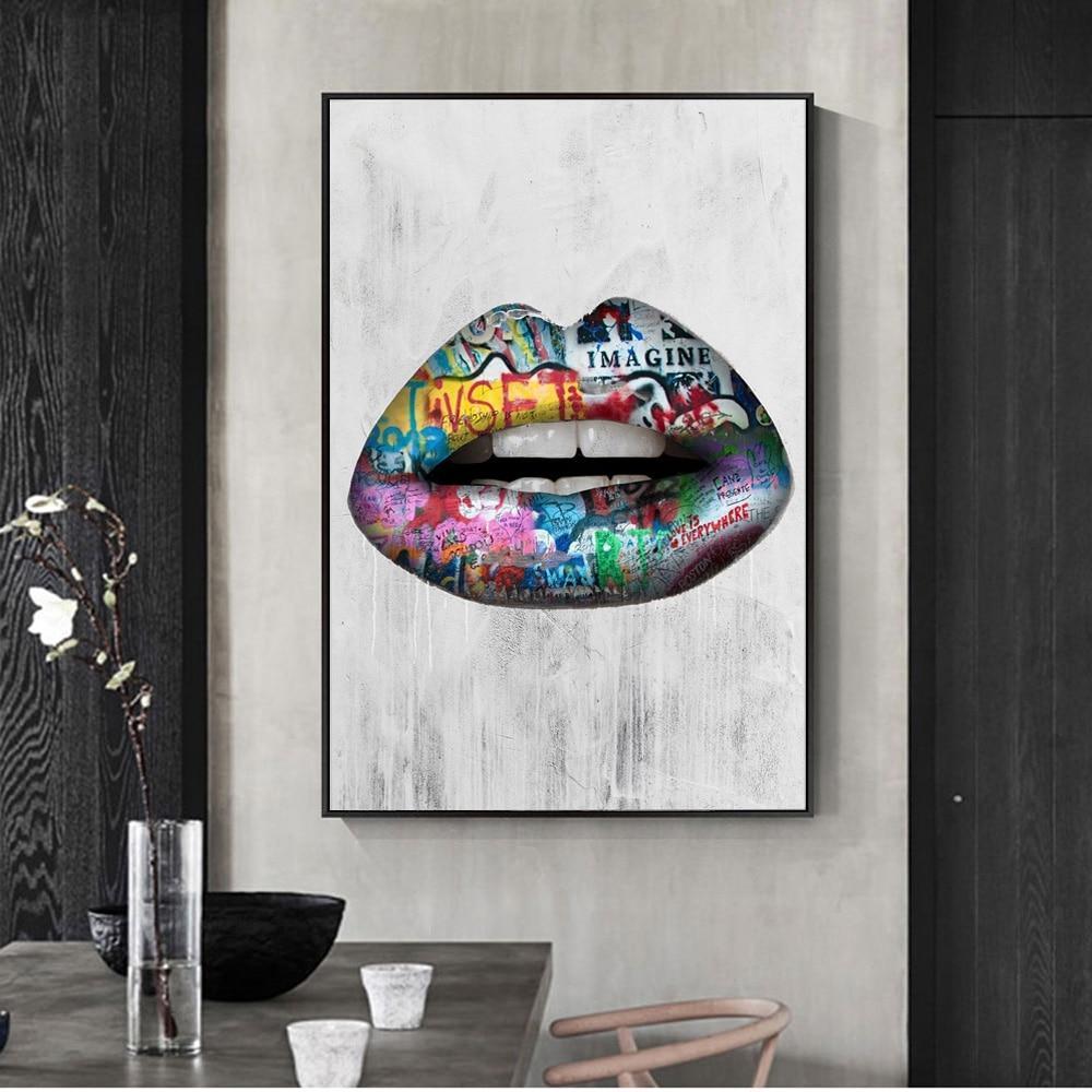 CANVAS - Street Art Lips