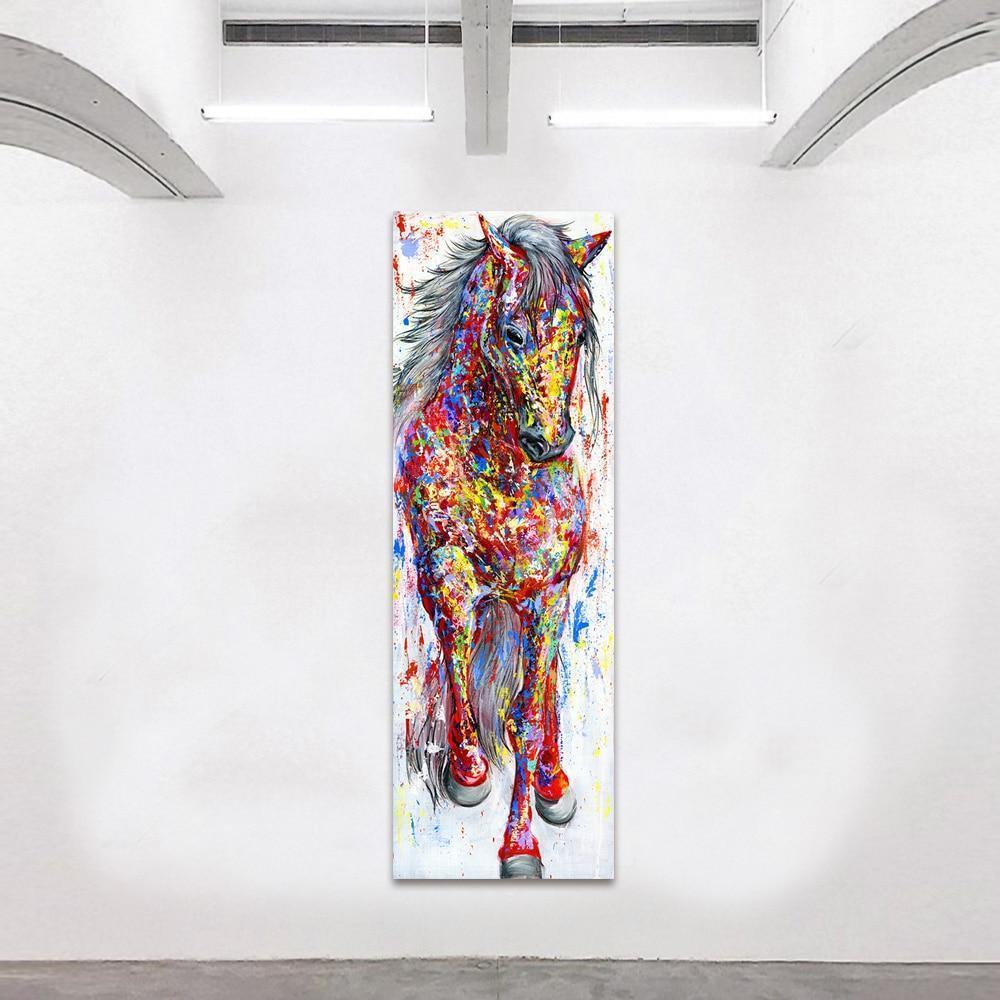 CANVAS - Colored Horse