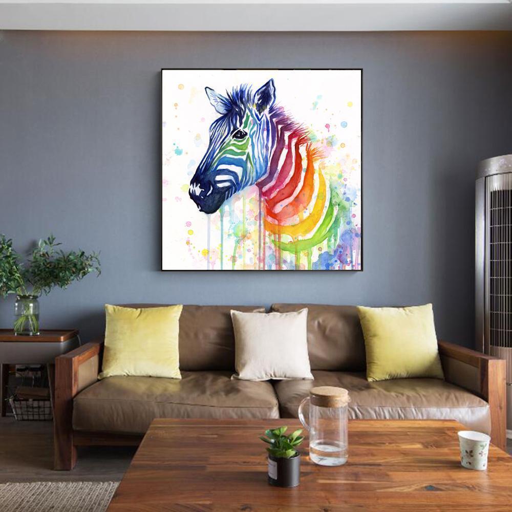 CANVAS - The Colorful Zebra