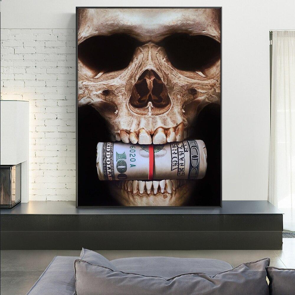 CANVAS - Skull - Money Talk