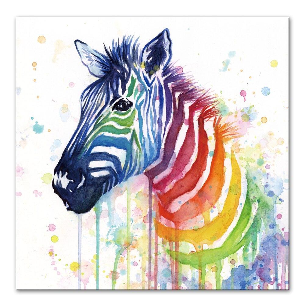 CANVAS - The Colorful Zebra
