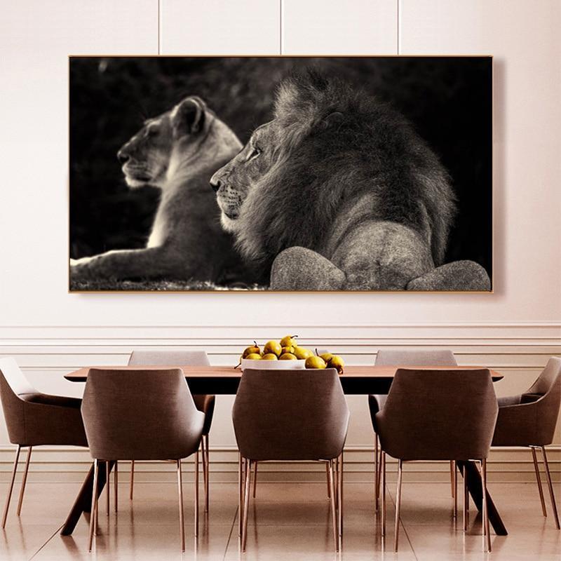 CANVAS - Lion - The King & The Queen