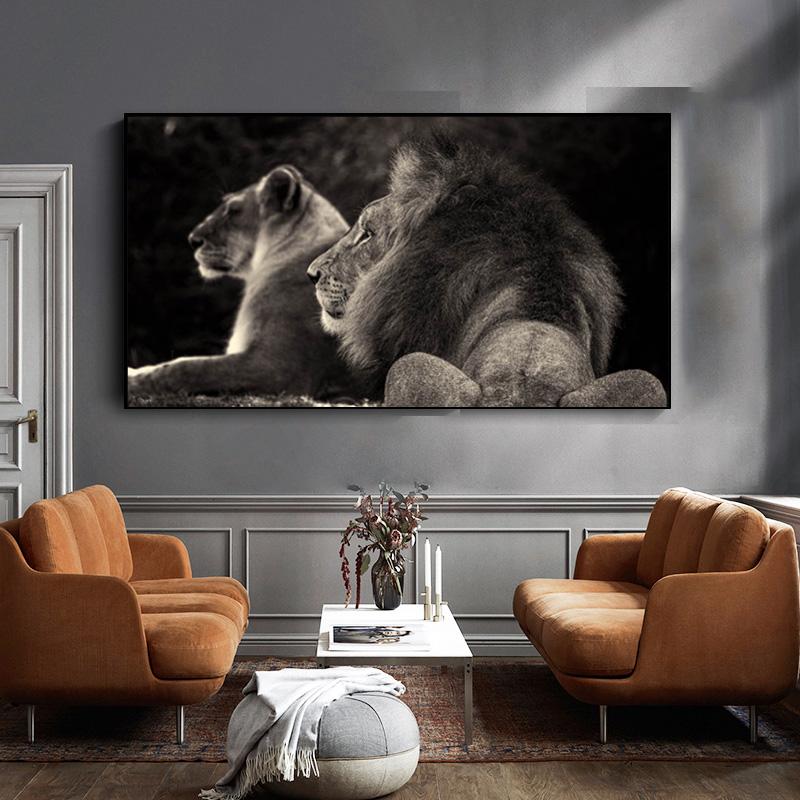 CANVAS - Lion - The King & The Queen