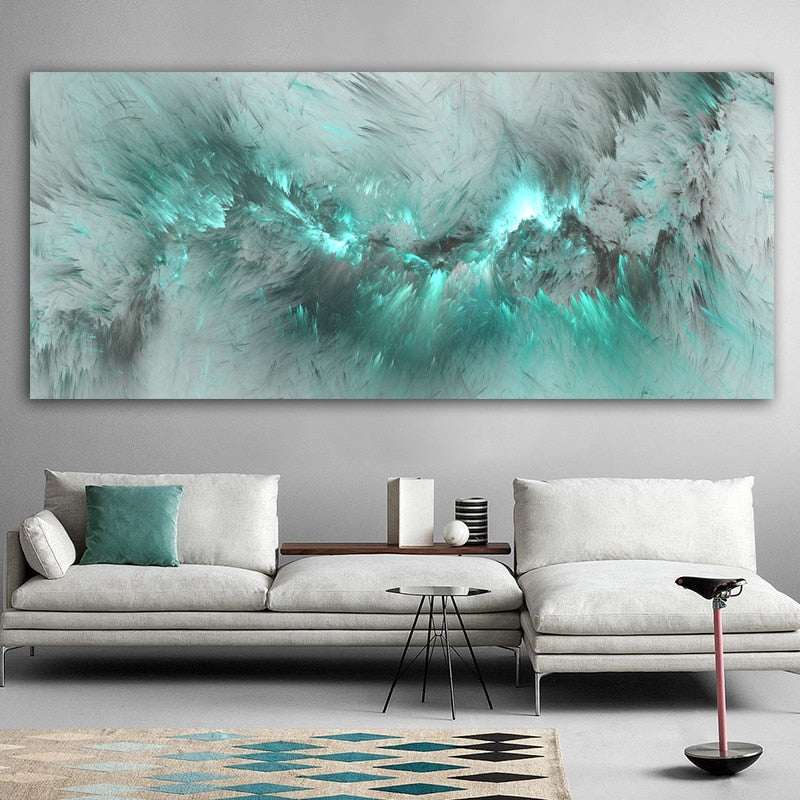 CANVAS - Turquoise Cloud
