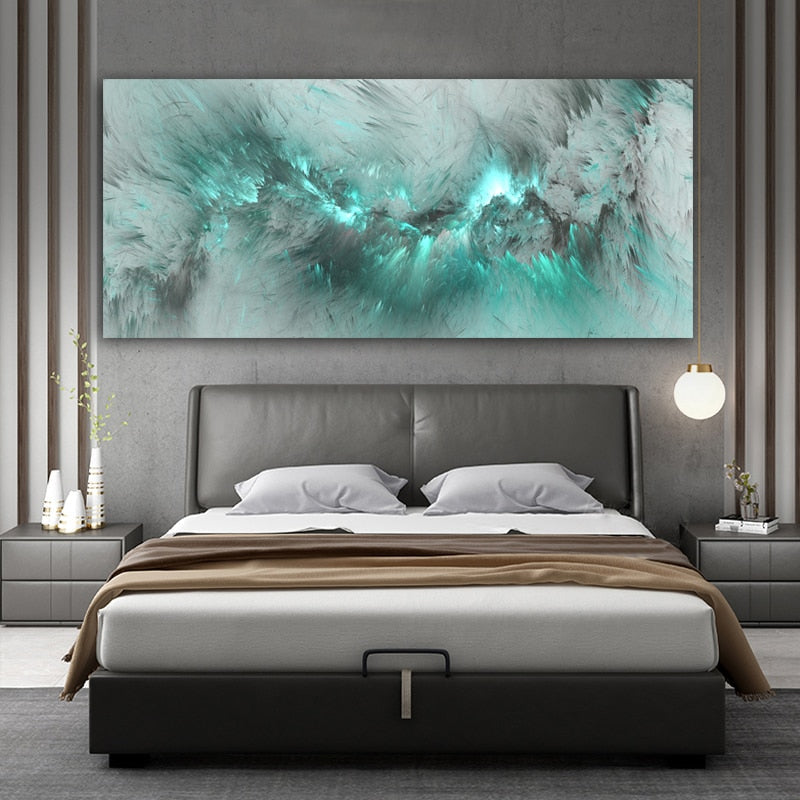 CANVAS - Turquoise Cloud