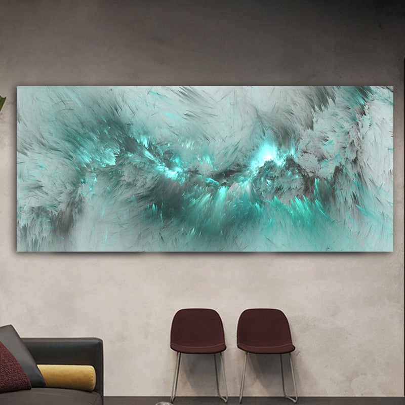 CANVAS - Turquoise Cloud
