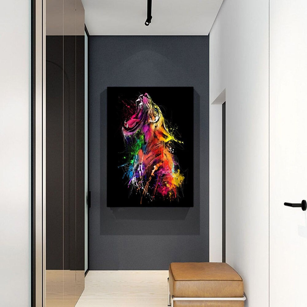 CANVAS - Colorful Tiger